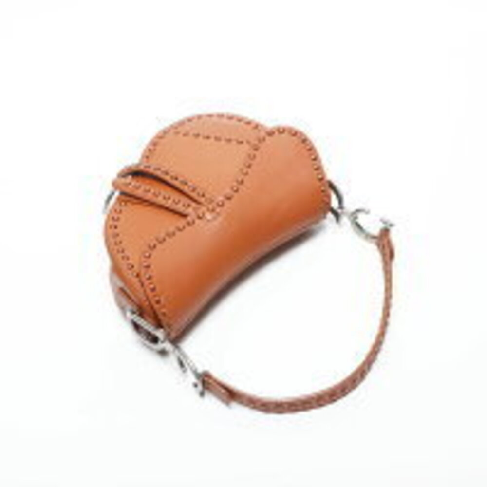 Christian Dior Leather Saddle Bag Shoulder Brown - Picture 10 of 13